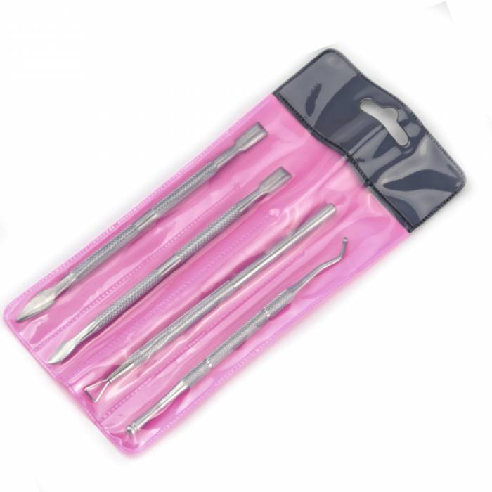 4pcs Manicure Kit Cuticle Pusher Set-2