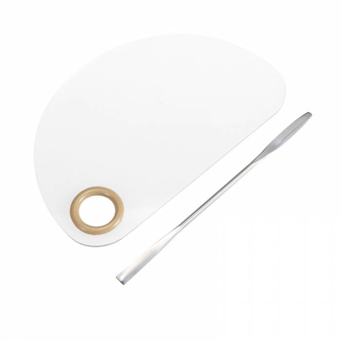 Clear Acrylic Makeup Mixing Palette-1