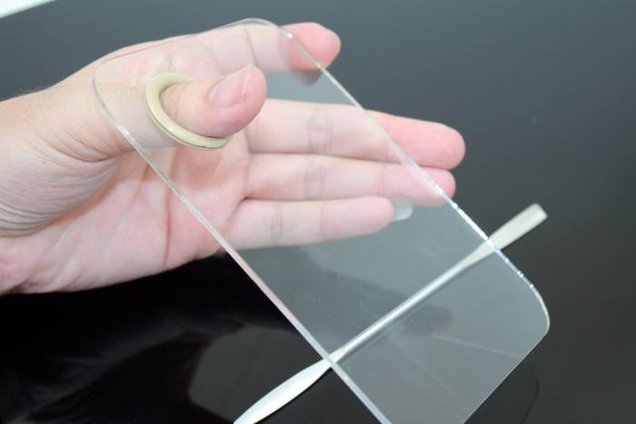 Clear Acrylic Nail Art Makeup Plate-2
