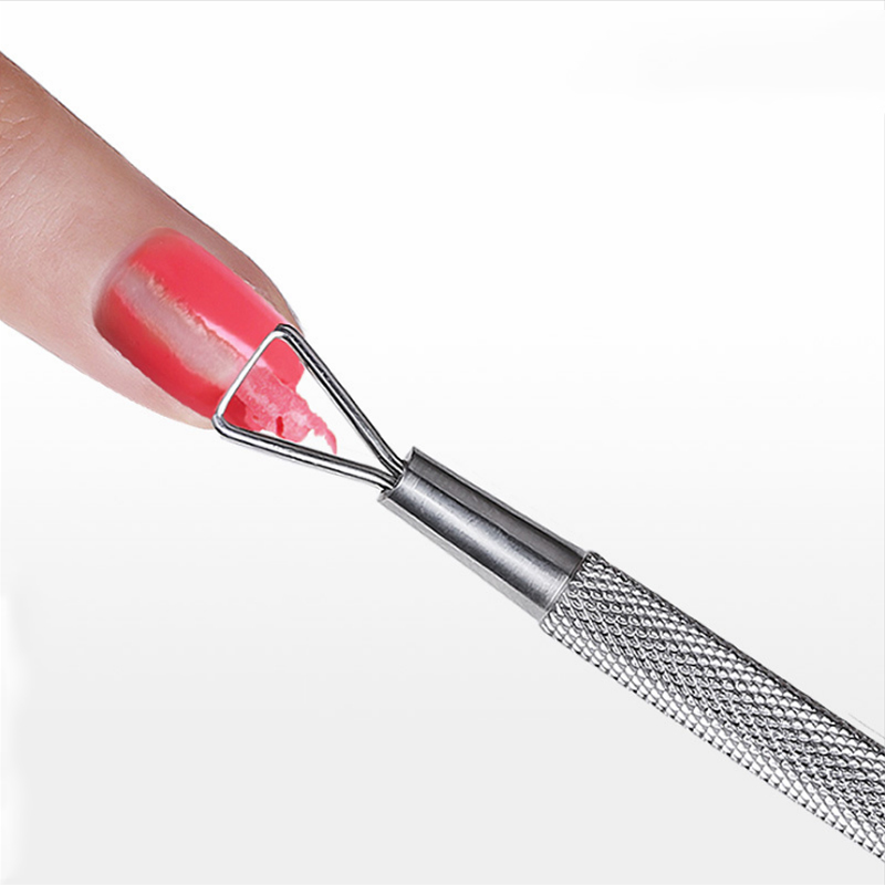 Cuticle Peeler Scraper Nail Polish Nail Art Remover Tools-4