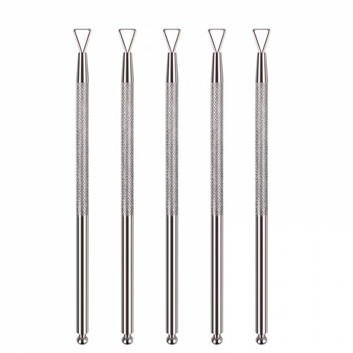 Cuticle Peeler Scraper Nail Polish Nail Art Remover Tools-5