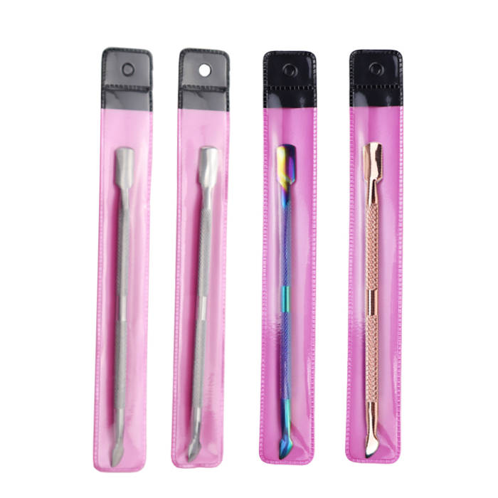 Cuticle Spoon Pusher Pedicure Manicure Care Cleaner