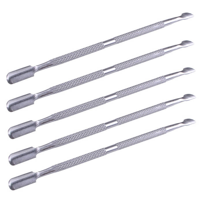 Cuticle Spoon Pusher Pedicure Manicure Care Cleaner