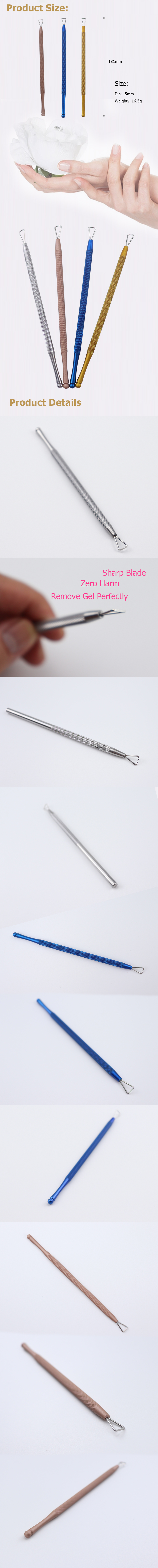 Detail Description of Nail Art UV Gel Remover Peeler Scraper