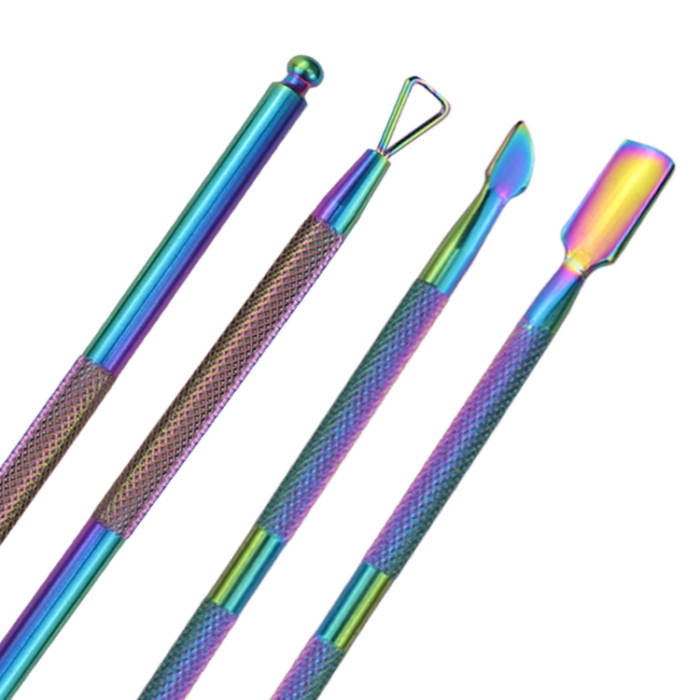 Cuticle Peeler Scraper Nail Pusher Set