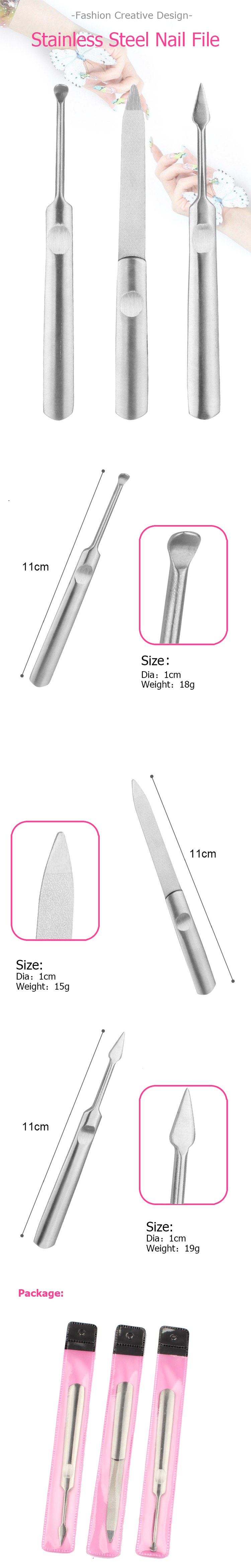 Description of Stainless Steel Nail File Set