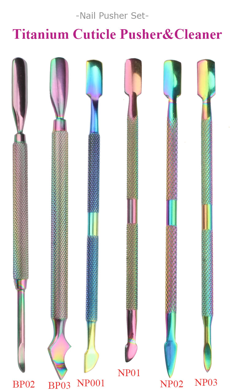 Titanium Cuticle Pusher and Cleaner