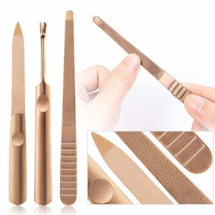 Multiple type Nail Art Cuticle Pusher Cleaning-2