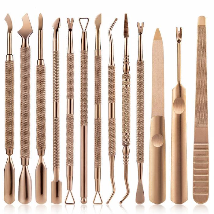 Multiple type Nail Art Cuticle Pusher Cleaning