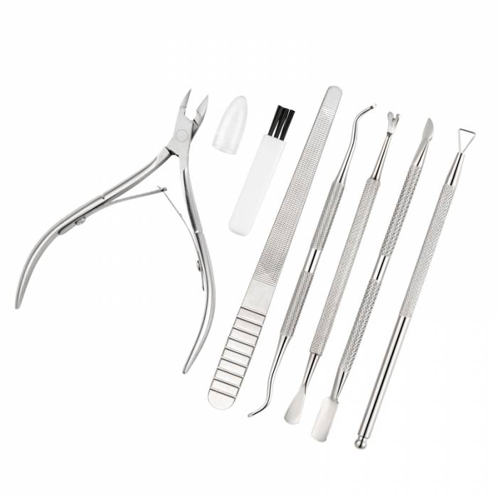 7pcs Cuticle Cutter Nail Pusher Set - Image 2
