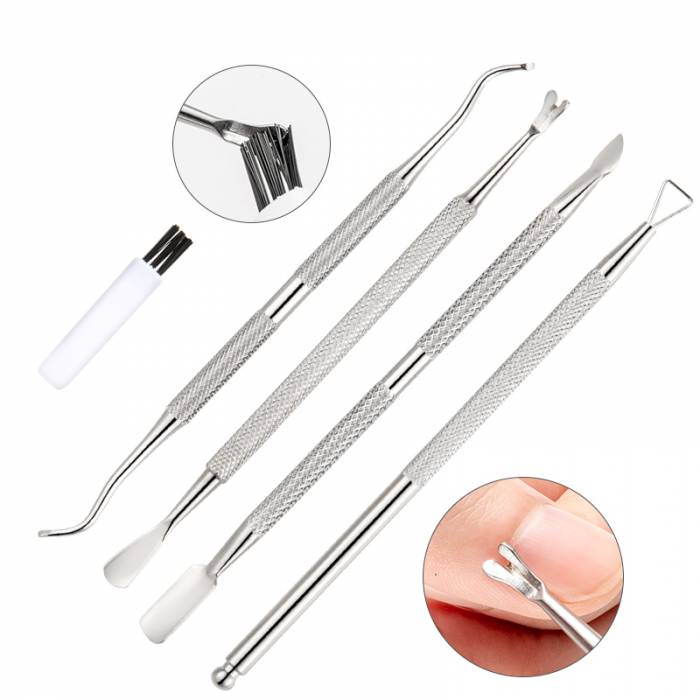cuticle pusher and peeler